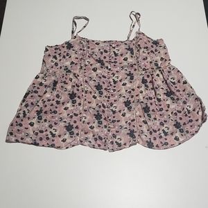 American Eagle Outfitters Floral Print Tank Large